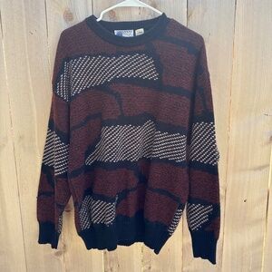 Vintage Brown Wool Sweater